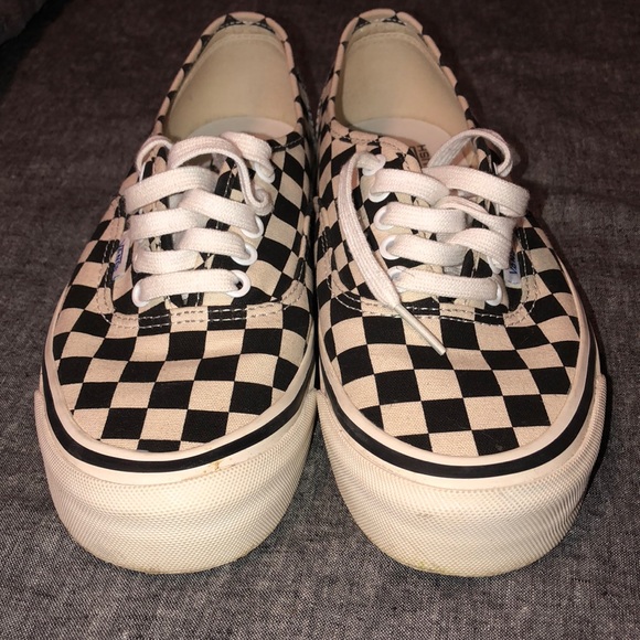 vans authentic 44 dx checkerboard